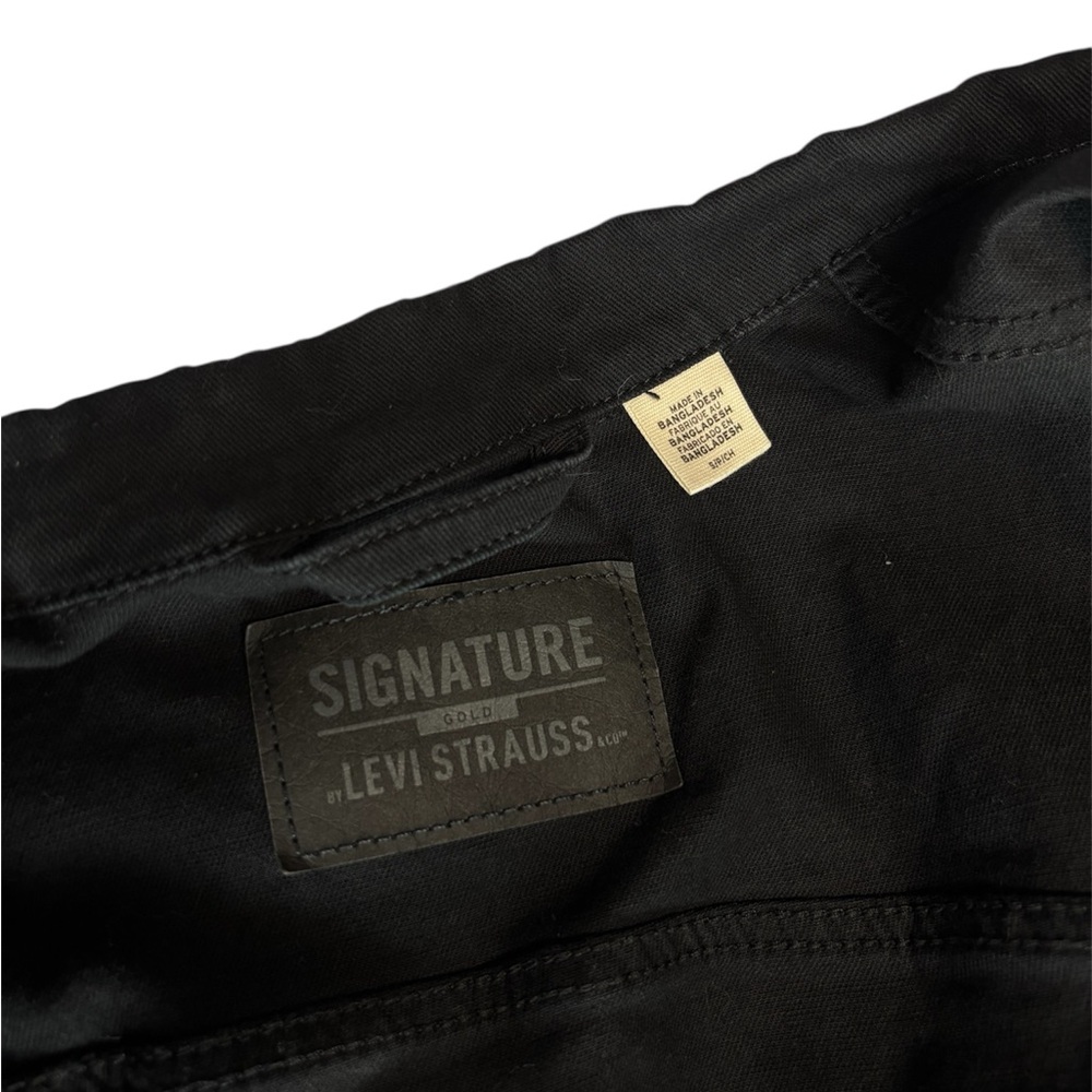 Signature by Levi Strauss Black Denim Jacket - Picture 4 of 6